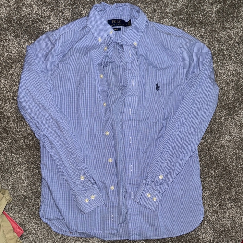 Polo by Ralph Lauren Blue Casual Button Down Shirt